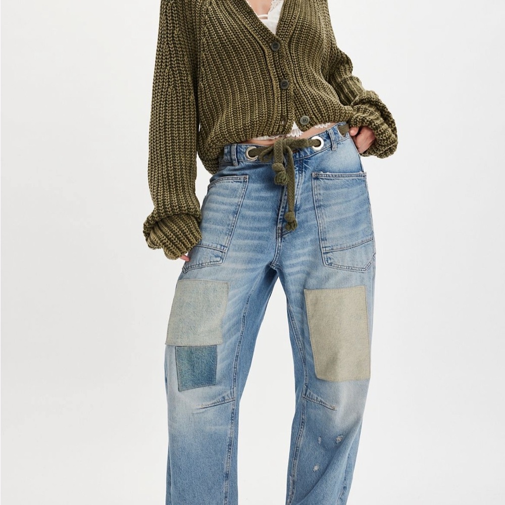 We the Free Moxie Pull-on Barrel Jeans